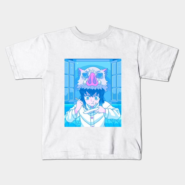 Inosuke Kids T-Shirt by vngnc